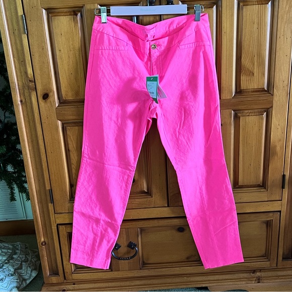 Pantalon Skinny Mauve Lilly Pulitzer - Taille 0, Neuf Avec étiquette, Coupe Cropped